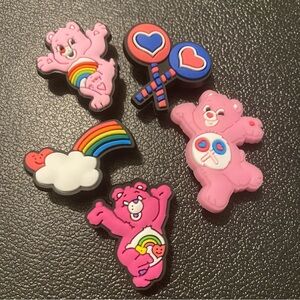 Brand new 5 pack Care Bears Shoe Charms